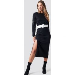NA-KD Sukienka Sleeve Print Viscose - Black. Sukienki damskie marki NA-KD. Za 80.95 zł.