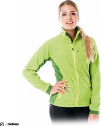 R.E.I.S. LH-LADYFLY - damska bluza polarowa - zielony 2XL. Zielone bluzy damskie R.E.I.S., s, bez wzorów, z polaru, bez kaptura. Za 144.92 zł.