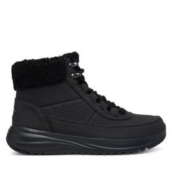 Trapery Skechers. Czarne śniegowce i trapery damskie Skechers. Za 429.99 zł.