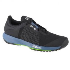 Buty do tenisa męskie Wilson Kaos Swift. Czarne buty sportowe męskie Wilson, z gumy, bez zapięcia, tenisowe. Za 618.00 zł.