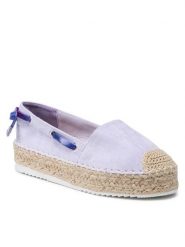 Jenny Fairy Espadryle WSS20530-01 Fioletowy. Fioletowe espadryle damskie Jenny Fairy, bez wzorów, z materiału, bez obcasa, bez zapięcia. Za 59.99 zł.