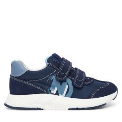 Sneakersy Naturino. Niebieskie trampki i tenisówki chłopięce Naturino, bez wzorów, bez zapięcia. Za 309.99 zł.