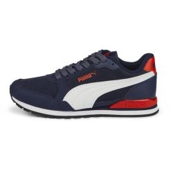 Buty damskie sportowe do chodzenia Puma ST RUNNER v3 L. Czerwone obuwie sportowe damskie Puma, bez wzorów, z materiału, trekkingowe. Za 244.00 zł.