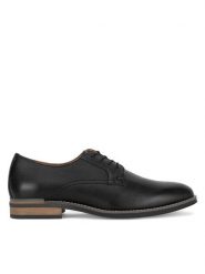 Gino Rossi Półbuty VITALE-01 MI08 Czarny. Czarne eleganckie półbuty Gino Rossi, ze skóry, wizytowe, bez zapięcia. Za 239.99 zł.