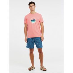Koszulka męska Protest PRTSHARM t-shirt. Czerwone t-shirty męskie Protest, m, bez wzorów, bez kołnierzyka. W wyprzedaży za 116.99 zł.