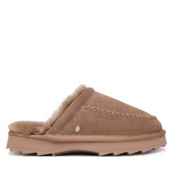 Kapcie EMU Australia. Brązowe kapcie damskie Emu Australia, bez wzorów. Za 384.99 zł.