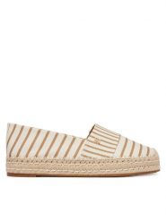 Tommy Hilfiger Espadryle Th Platform Espadrille Stripes FW0FW09143 Beżowy. Brązowe espadryle damskie Tommy Hilfiger, bez wzorów, z materiału, bez obcasa, bez zapięcia. Za 359.99 zł.