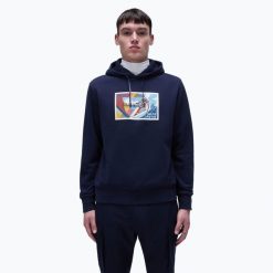 Bluza męska Napapijri B-Portalet Hooded. Czarne bluzy męskie Napapijri, m, bez wzorów, bez kaptura. Za 389.99 zł.