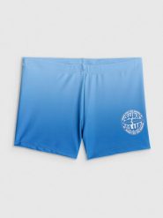 4F Kąpielówki chłopięce - niebieskie 146/152 (10-12 lat). Niebieskie kąpielówki dla chłopców 4f, bez wzorów, z materiału. Za 49.99 zł.