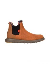 HeyDude Męskie Sztyblety Branson Classic. Brązowe botki męskie Hey dude, bez wzorów, z materiału, bez zapięcia. Za 439.00 zł.