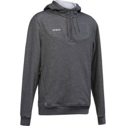 Bluza do hokeja na trawie FH500 męska. Szare bluzy męskie KOROK, m, bez wzorów, z bawełny, bez kaptura. Za 179.99 zł.