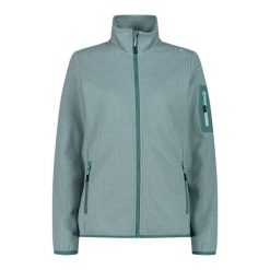 Bluza damska turystyczna CMP 34H6386. Zielone bluzy sportowe damskie CMP, s, bez wzorów, bez kaptura, trekkingowe. Za 189.99 zł.