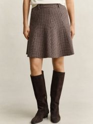 Gant Wełniana spódnica Kobiety Wełna (100%) brązowy, 40. Brązowe spódnice damskie GANT, bez wzorów, z wełny, eleganckie. Za 1,199.95 zł.