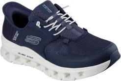 Skechers Skechers męskie buty sportowe GLIDE-STEP PRO 232930/NVY NAVY 45. Niebieskie buty sportowe męskie Skechers, bez zapięcia. Za 424.99 zł.