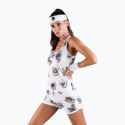 Koszulka tenisowa damska HYDROGEN Tattoo Tech Koszulka. Białe koszulki sportowe damskie HYDROGEN, l, bez wzorów, z elastanu, bez kołnierzyka, bez ramiączek, tenisowe. Za 209.99 zł.