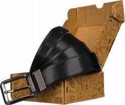 Peterson Dwustronny, skórzany pasek męski z obrotową klamrą - Peterson Długość paska 95. Paski damskie Peterson, bez wzorów. Za 110.38 zł.