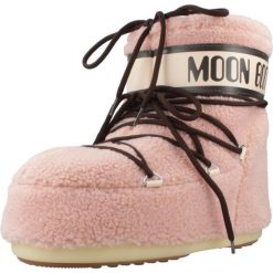 MOON BOOT MB ICON LOW FLEECE Rose. Czerwone trekkingi damskie Moon Boot. Za 1,233.99 zł.