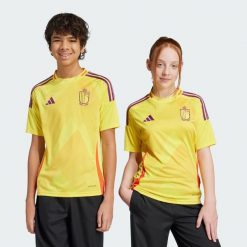 Koszulka Belgium 25 (Women's Team) Away. Żółte t-shirty damskie Adidas, l, bez wzorów, z dzianiny, klasyczne, bez kołnierzyka. Za 281.99 zł.