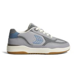 Buty sportowe Cariuma Skategoat C25 Onyx Grey Leather Faded Denim Logo. Szare obuwie sportowe damskie CARIUMA, bez wzorów, z denimu, trekkingowe. Za 375.00 zł.