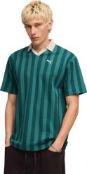 Puma Koszulka męska Class Relaxed Pinnacle Polo zielona 692069 41 XL. Zielone koszulki polo męskie Puma, m, bez wzorów, bez ramiączek. Za 193.31 zł.