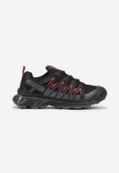 Czarno-Czerwone Płaskie Sznurowane Buty Sportowe Sneakersy z Ozdobnymi Paskami Nerades. Czarne buty sportowe męskie Born2be, z bawełny, bez zapięcia. Za 129.99 zł.