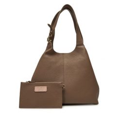 Torebka Coccinelle. Brązowe torebki do ręki damskie Coccinelle, bez wzorów, klasyczne, bez dodatków. Za 1,399.00 zł.