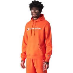 Bluza męska Champion Hooded. Brązowe bluzy męskie Champion, l, bez wzorów, bez kaptura. Za 313.14 zł.