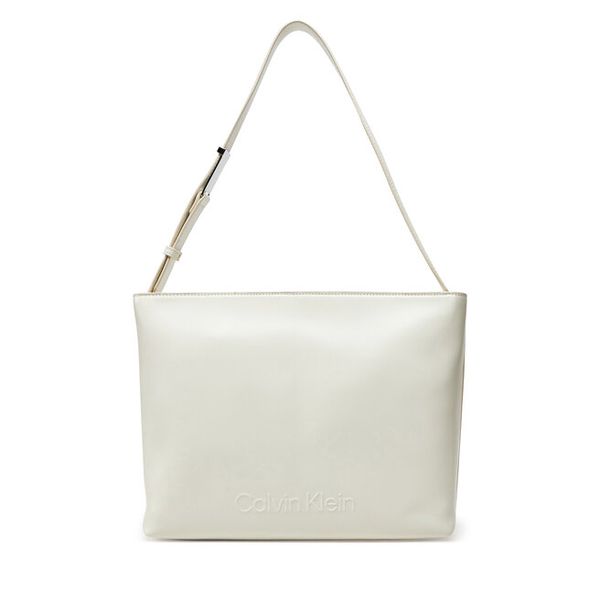 Torebka Calvin Klein. Białe torebki shopper damskie Calvin Klein, bez wzorów, klasyczne, bez dodatków. Za 328.99 zł.