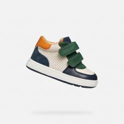 Buty GEOX B BIGLIA BOY Niebieski. Niebieskie trekkingi męskie Geox, trekkingowe. Za 207.99 zł.