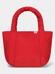 Torba Shopper Damska Barts Josafine. Czerwone torebki shopper damskie Barts, bez wzorów, z materiału, eleganckie, bez dodatków. Za 229.00 zł.