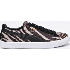 Puma - Buty Clyde Suits. Szare obuwie sportowe damskie Puma, z materiału. W wyprzedaży za 199.90 zł.