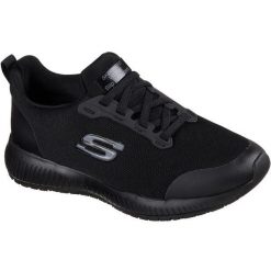 Obuwie Sportowe Damskie Skechers Work: Squad SR Biały. Czarne obuwie sportowe damskie Skechers, bez wzorów, z syntetyku, trekkingowe, Skechers Sport. Za 299.56 zł.