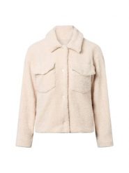 Marie Lund kurtka pluszowa Kobiety biały, XL. Białe kurtki damskie Marie Lund, xl, bez wzorów, bez kaptura. Za 229.95 zł.