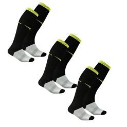 Getry piłkarskie C168 czarne 3 pary. Czarne legginsy sportowe męskie Legea, bez wzorów, długie, do piłki nożnej. W wyprzedaży za 76.50 zł.