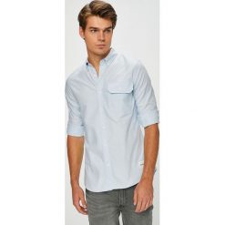 Calvin Klein Jeans - Koszula. Szare koszule męskie Calvin Klein Jeans, z bawełny, button down, z długim rękawem. Za 299.90 zł.