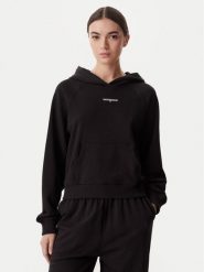 Tommy Jeans Bluza DW0DW22825 Czarny Regular Fit. Czarne bluzy damskie Tommy Jeans, xs, bez wzorów, z bawełny, bez kaptura. Za 409.99 zł.
