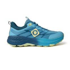 Uniseksowe, wielofunkcyjne buty techniczne DINUBA z 4-milimetrową przyczepnością. Niebieskie trekkingi damskie IZAS. W wyprzedaży za 269.52 zł.