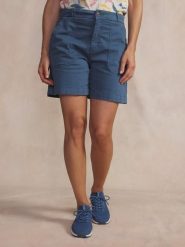 Damskie szorty bermudzkie TBS Sintaber. Niebieskie szorty damskie TBS, na lato, m, bez wzorów, z bawełny, eleganckie. Za 255.50 zł.