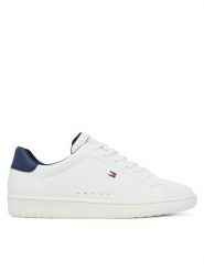 Tommy Hilfiger Sneakersy Low Cut Lace-Up T3X9-34073-1355X D Biały. Białe buty sportowe chłopięce Tommy Hilfiger, bez wzorów, ze skóry, bez zapięcia. Za 269.99 zł.