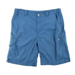 Second life - Spodenki męskie Columbia cargo W36 - Jak nowy. Niebieskie krótkie spodenki sportowe męskie Columbia, l, bez wzorów, z materiału, trekkingowe. Za 85.16 zł.