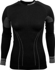 Alpinus Bluza termoaktywna damska Alpinus Tactical Base Layer czarno-szara GT18362 L. Czarne bluzy damskie Alpinus, l, bez wzorów, bez kaptura. Za 160.81 zł.