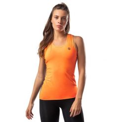 Koszulka tank top fitness damska All Star. Brązowe koszulki sportowe damskie SIROKO, xl, bez wzorów, z materiału, bez kołnierzyka, bez ramiączek, na fitness i siłownię. Za 85.95 zł.