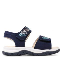 Sandały Lasocki Kids. Niebieskie sandały dziewczęce Lasocki Kids, bez zapięcia. Za 149.99 zł.