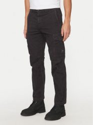 Boss Spodnie materiałowe Sista-Cargo-4 50523137 Czarny Regular Fit. Czarne spodnie materiałowe męskie Boss, m, bez wzorów, z bawełny. Za 369.99 zł.