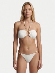Guess Dół od bikini E6GO00 KF412 Biały. Białe bikini damskie Guess, m, z aplikacjami. Za 299.99 zł.