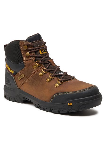 CAT Footwear Trapery Framework St S3 Wr Hro P722602 Brązowy. Brązowe śniegowce i trapery męskie CAT Footwear, ze skóry, bez zapięcia. Za 519.99 zł.