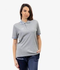 Koszulka polo Givova Gris-biało-szara 2xl. Białe koszulki polo męskie Givova, na lato, m, bez wzorów, z bawełny, sportowe, bez ramiączek. Za 97.72 zł.
