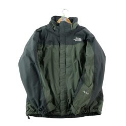 Parka Męska HyVent Kurtka outdoor. Zielone parki męskie The North Face, l, bez wzorów, sportowe, bez kaptura. Za 300.96 zł.