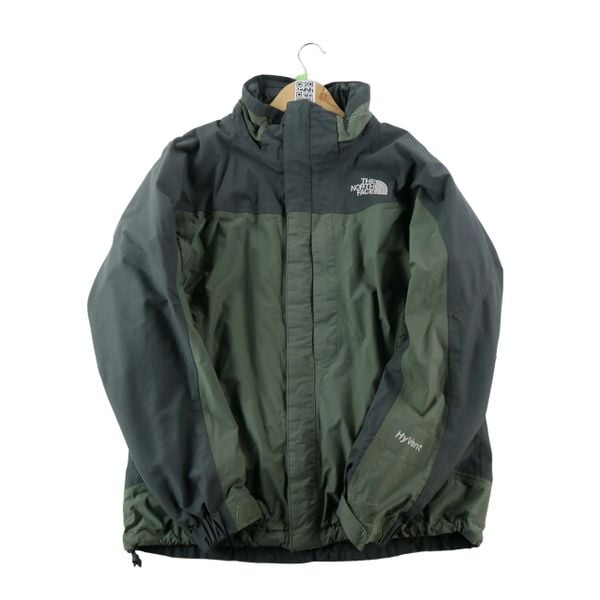 Parka Męska HyVent Kurtka outdoor. Zielone parki męskie The North Face, l, bez wzorów, sportowe, bez kaptura. Za 300.96 zł.