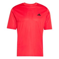 Koszulka adidas Essentials. Czerwone koszulki sportowe męskie Adidas, m, bez wzorów, bez kołnierzyka, bez ramiączek, na fitness i siłownię, climacool (adidas). Za 116.75 zł.